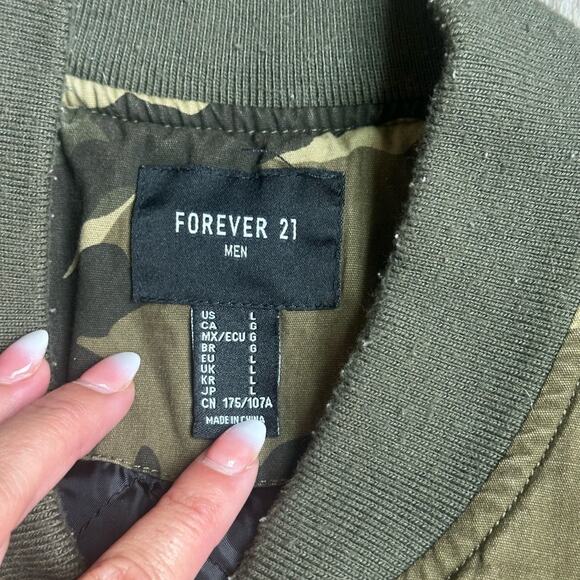 Forever 21 Varsity Bomber Jacket - Picture 2 of 3
